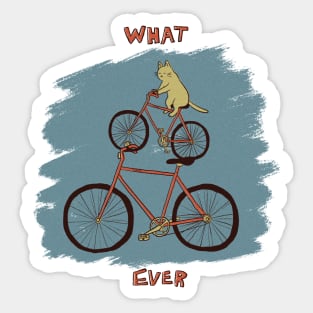 Whatever Cat Sticker